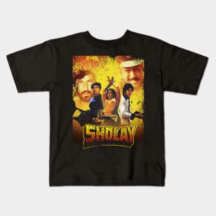 Sholays The Legendary Bollywood Western Kids T-Shirt